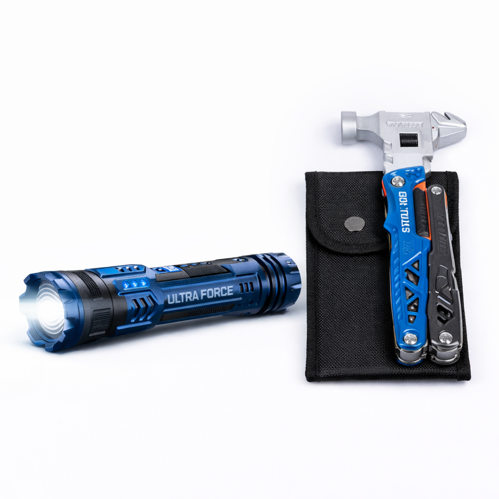 UltraForce™ Ferramenta 18 em 1 + BRINDE HOJE (Lanterna Tática LED)